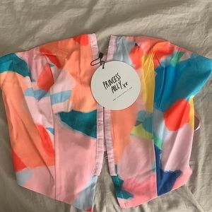 US 6 Love All Strapless Top Multi